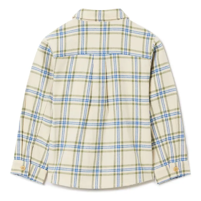 Kariertes Hemd Mini | Seidenfarben