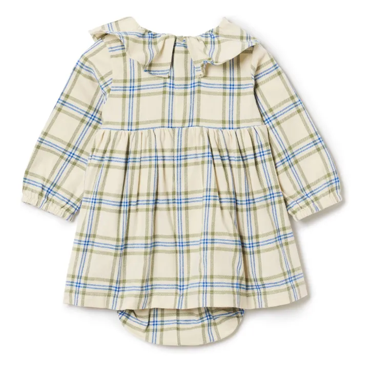 Robe Carreaux Mini | Ecru- Image produit n°1