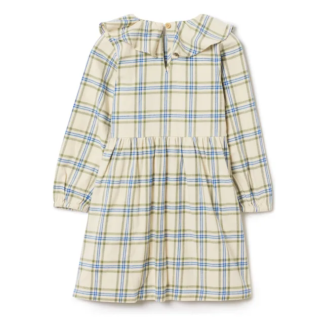 Robe Carreaux | Ecru