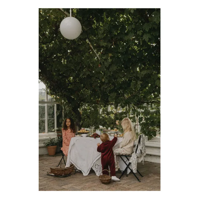 Corduroy jumpsuit | Burgundy