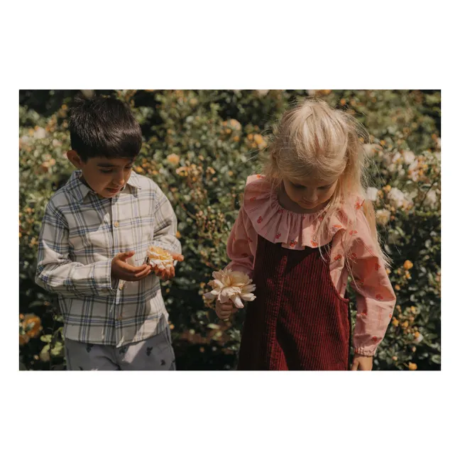 Camicia Carreaux | Ecru