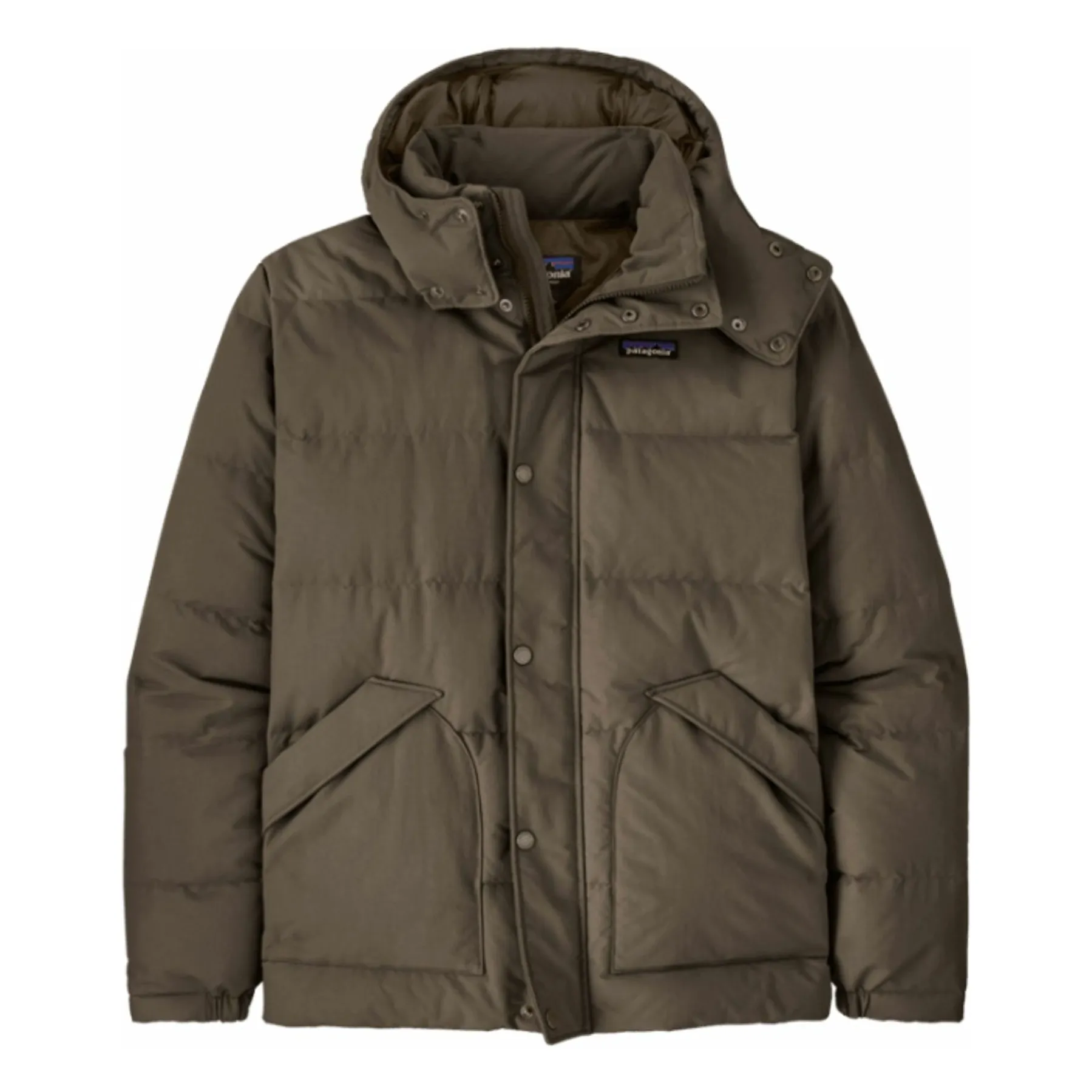 Patagonia Brown Downdrift Recycled Fiber Down Jacket