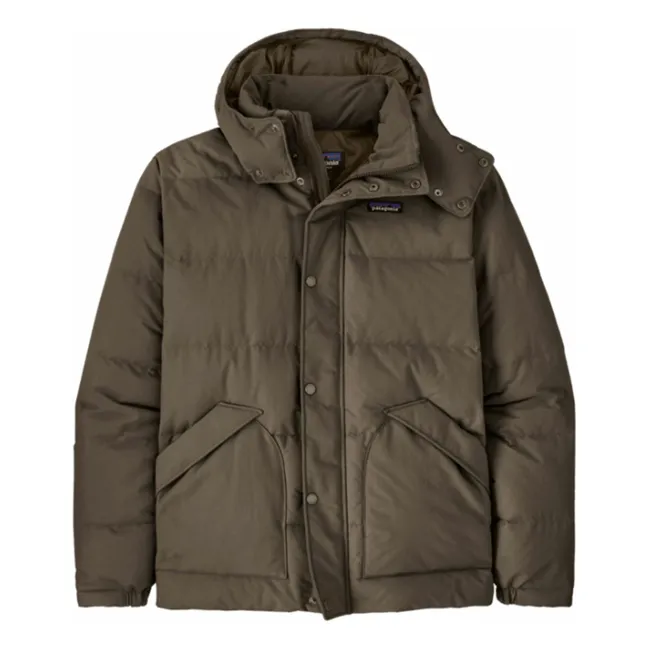 Chaqueta de fibra reciclada DownDrift | Marrón