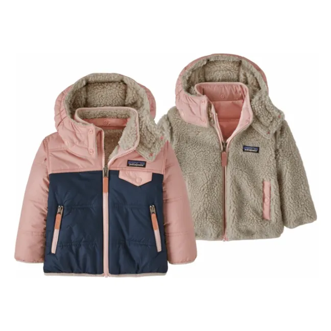 Chaqueta reversible de fibra reciclada Tribbles | Rosa