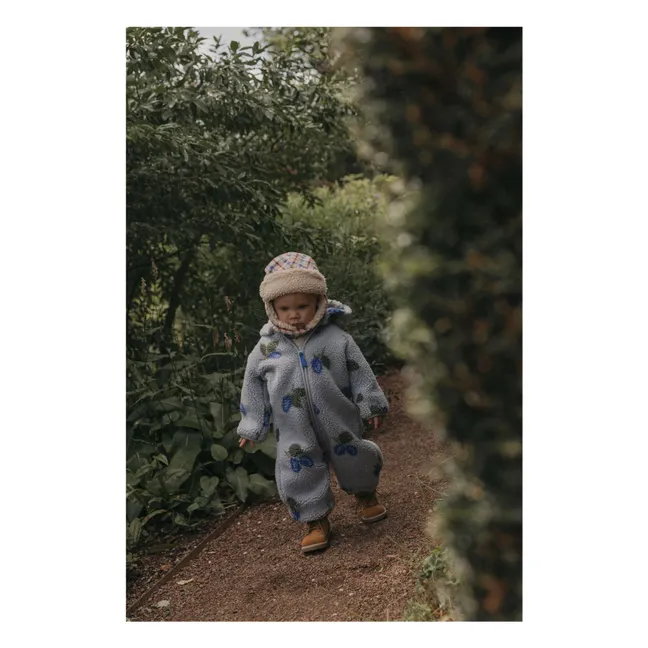 Chapka Mulberry Carreaux Sherpa | Ecru