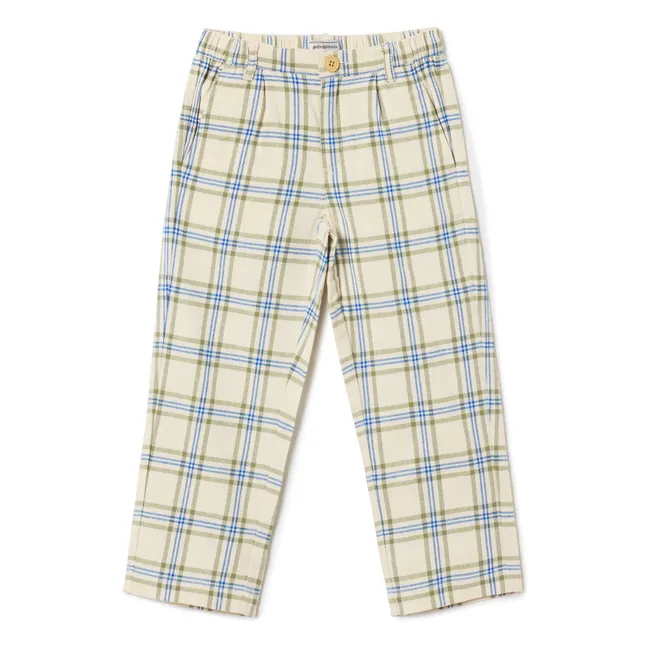 Carreaux Pants | Ecru