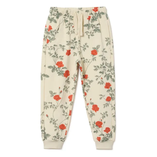Jogger Roses Coton Bio Mini | Ecru