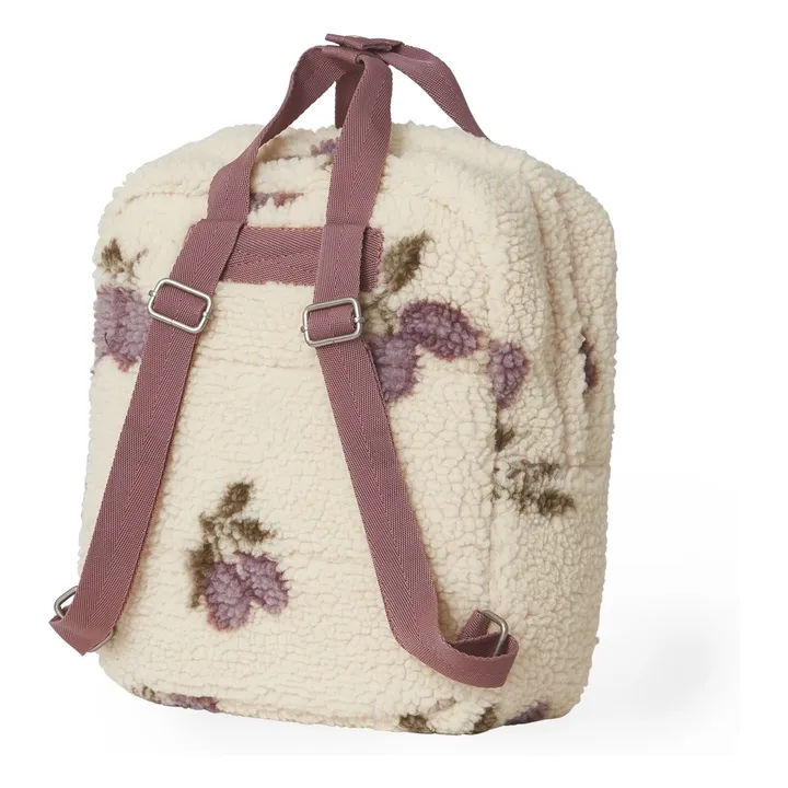 Sac à dos Prune Sherpa | Ecru- Image produit n°2