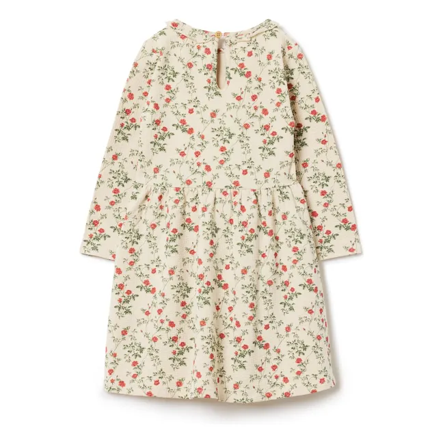 Robe Petit Rose Mini | Ecru