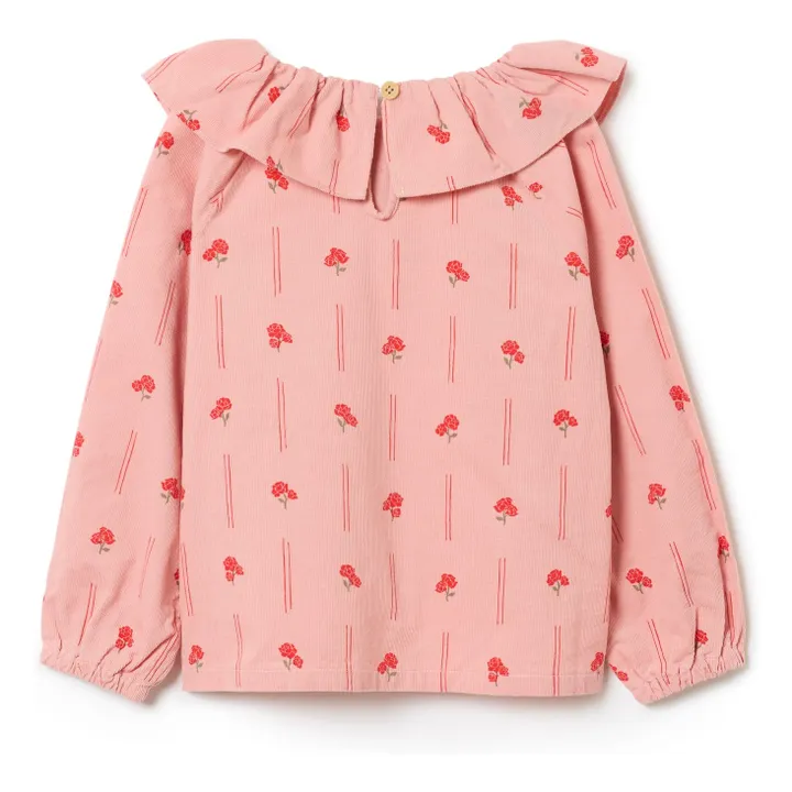 Blouse Peony Velours Côtelé | Rose- Image produit n°1