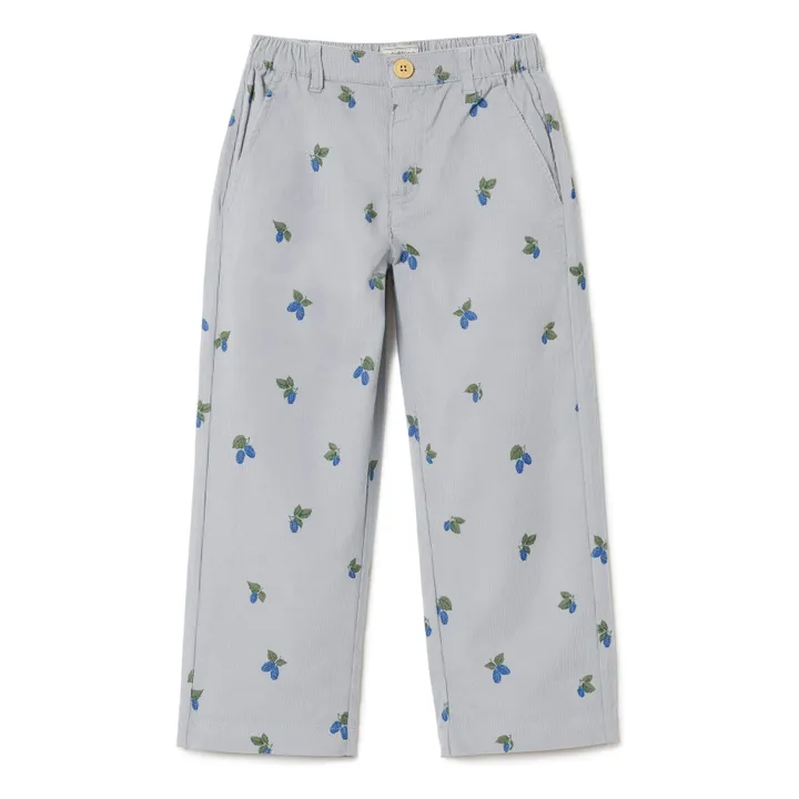 Pantalon Mulberry Velours Côtelé Mini | Bleu- Image produit n°0