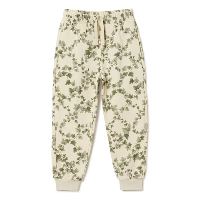 Mini jogger in cotone organico Ivy | Ecru