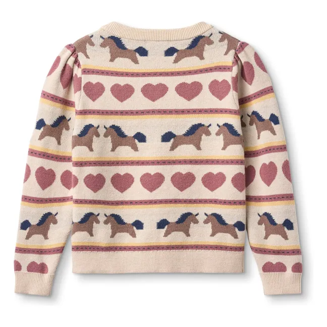 Strickjacke Kino | Seidenfarben