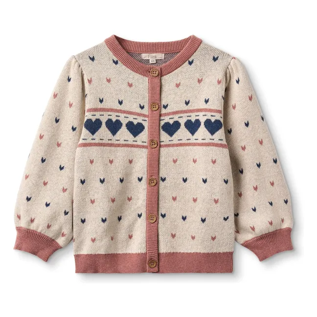 Cardigan Nova Coton Bio | Ecru