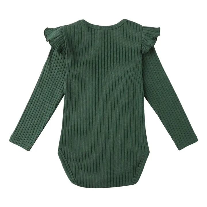 Body Côtelé | Vert- Image produit n°1