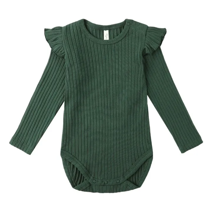 Body Côtelé | Vert- Image produit n°0