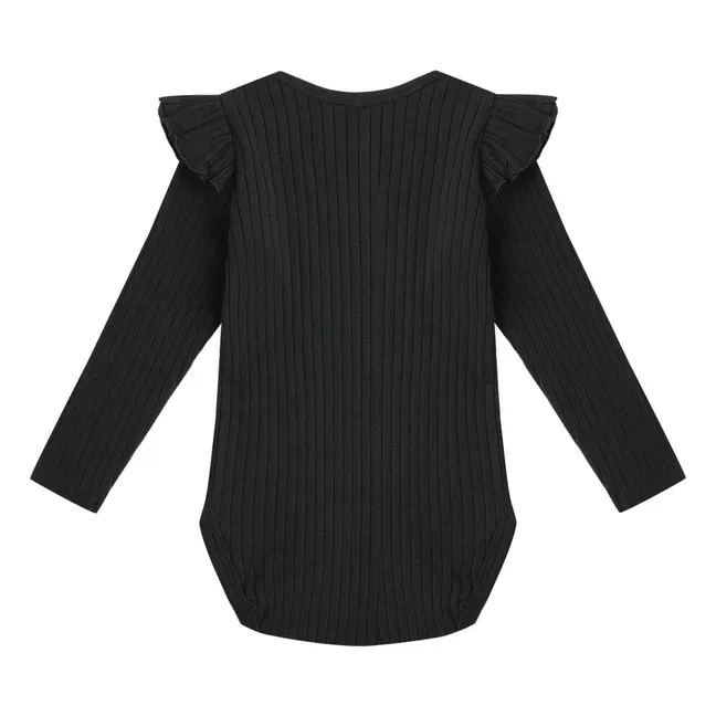 Body Côtelé | Noir