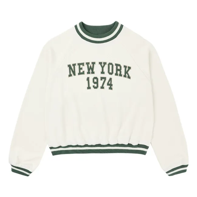 Sweat Raglan New York | Ecru