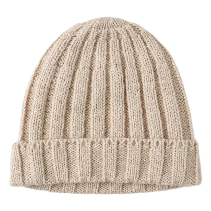 Bonnet Côtelé | Ecru- Image produit n°0