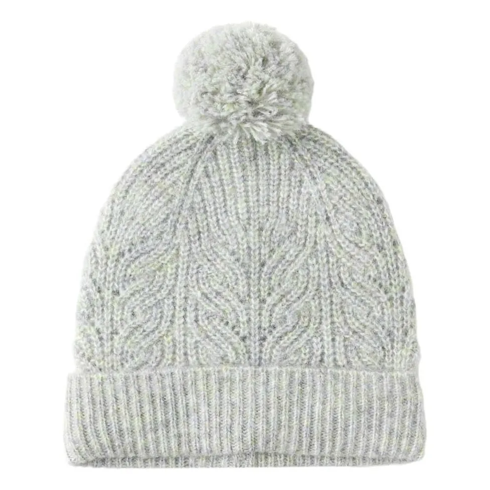 Rylee + Cru Grey Blue Knit Hat