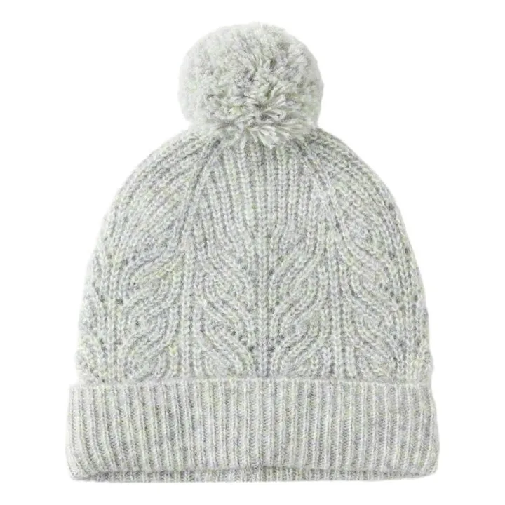 Knit hat | Grey blue- Product image n°0