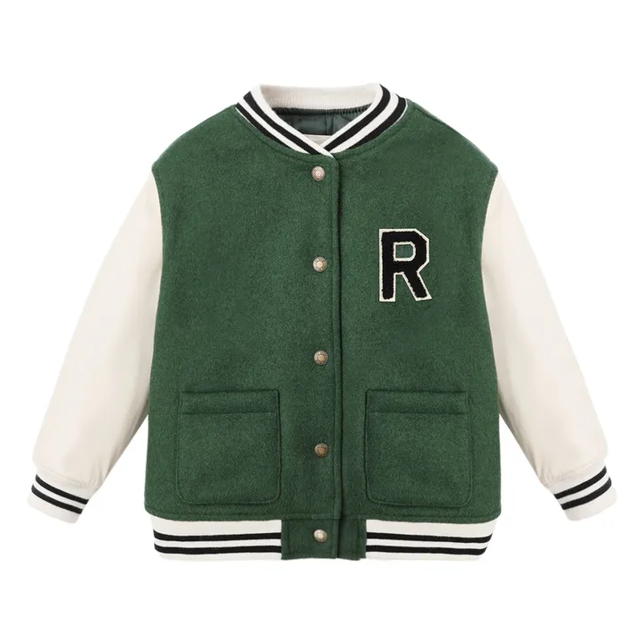 Veste Varsity | Vert- Image produit n°0