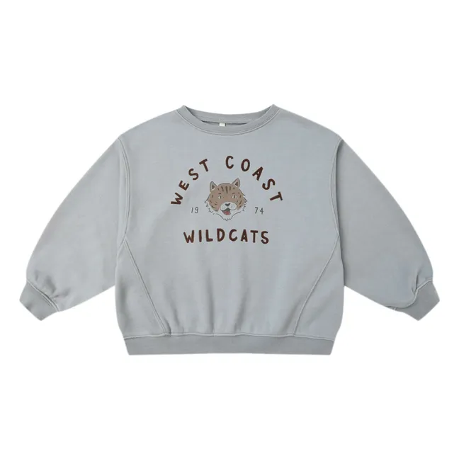 Sweat Oversized Wildcats | Bleu gris