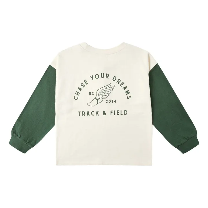 T-shirt Henley Chase Your Dreams | Ecru- Image produit n°1