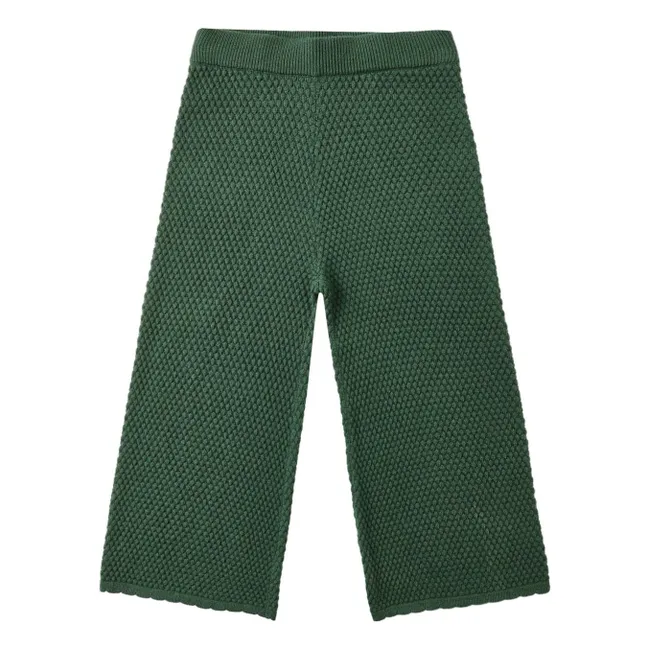 Flare Mesh Pants | Green