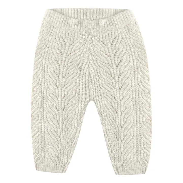 Pantalon Maille | Grège- Image produit n°0