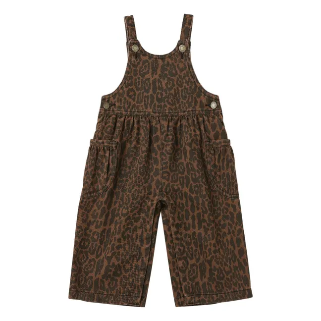 Salopette Leopard | Marron