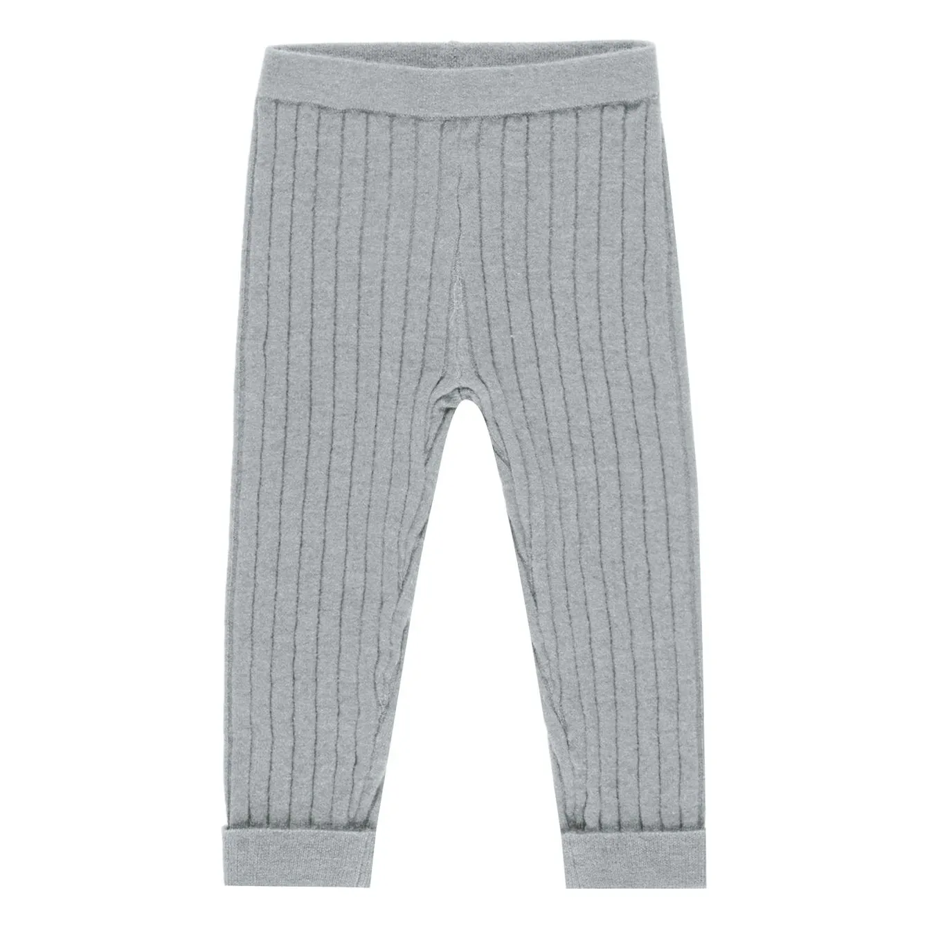 Rylee + Cru Grey Blue Mini Mesh Ribbed Legging