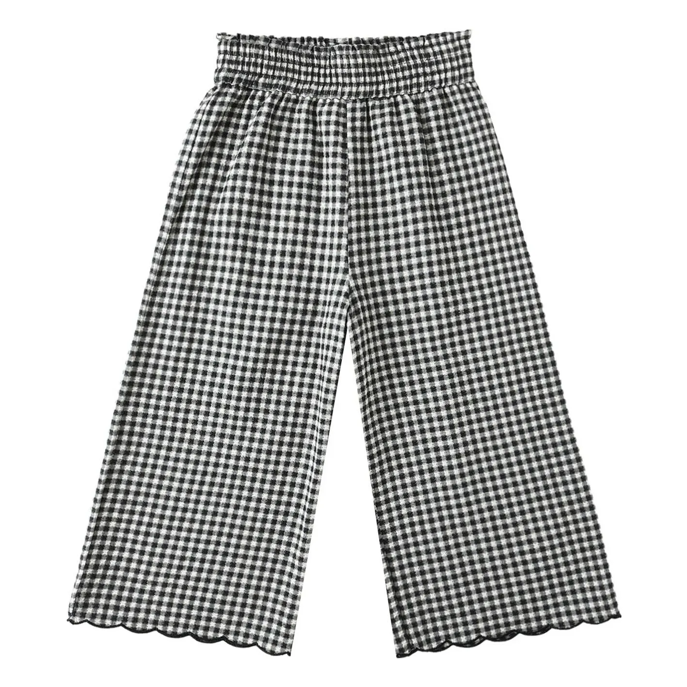Rylee + Cru Black Gingham Pants
