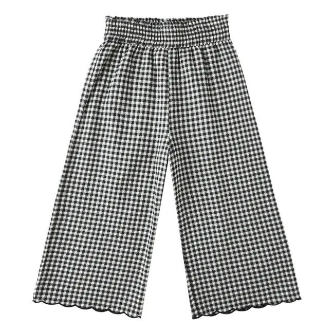 Pantalon Vichy | Noir