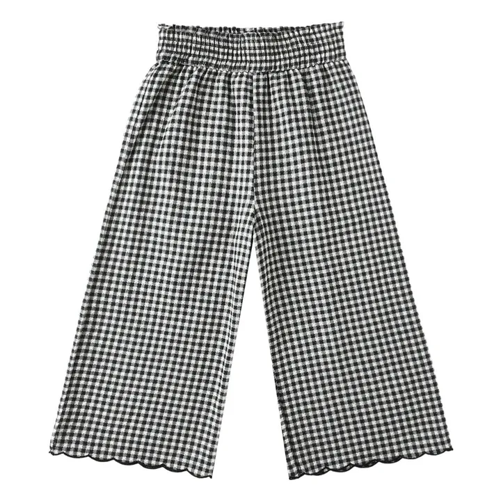 Pantalon Vichy | Noir- Image produit n°0