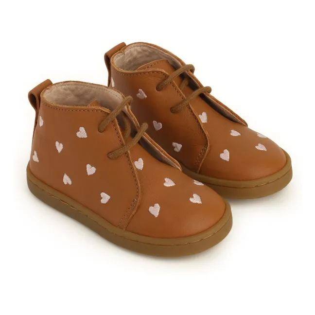 Scarpe Premiers Pas Coeurs Raoul | Camel