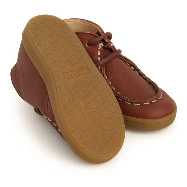 Erstlingsschuhe Octave | Cognac-Farbe
