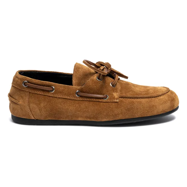 Leo Sensory Boat Shoes | Camel