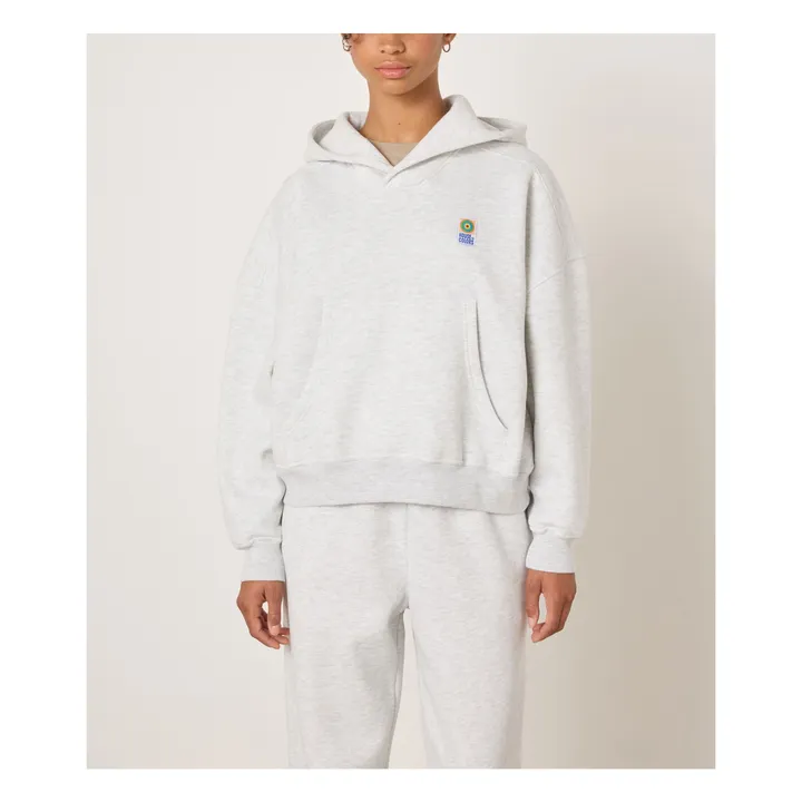 Sweat Capuche Baptown | Gris chiné- Image produit n°1