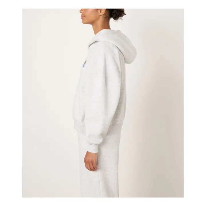 Sweat Capuche Baptown | Gris chiné- Image produit n°3