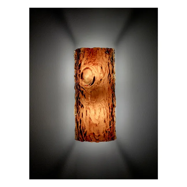 Oak wall lamp | Amber
