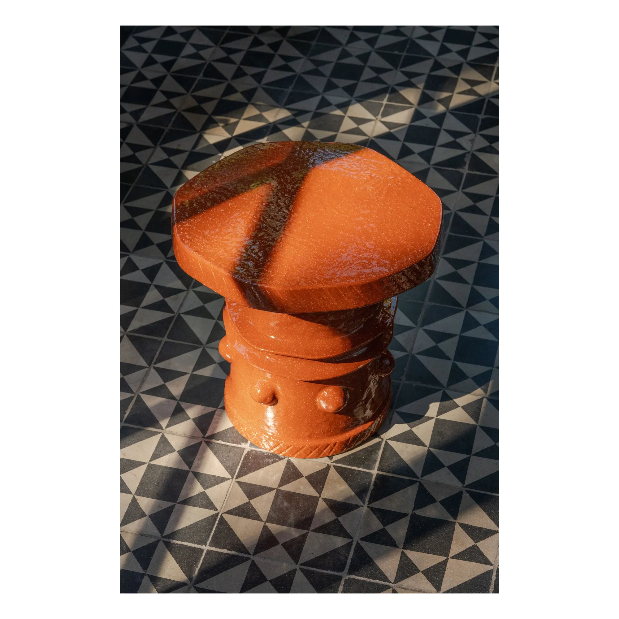 Table d'appoint Clara 08 | Brique- Image produit n°1
