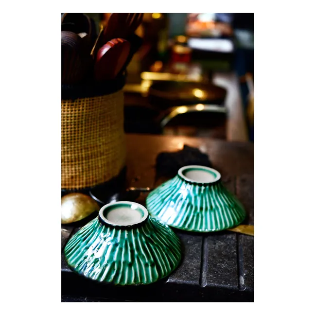 Verde Lanza bowls, Pascale Naessens - Set of 2 | Green
