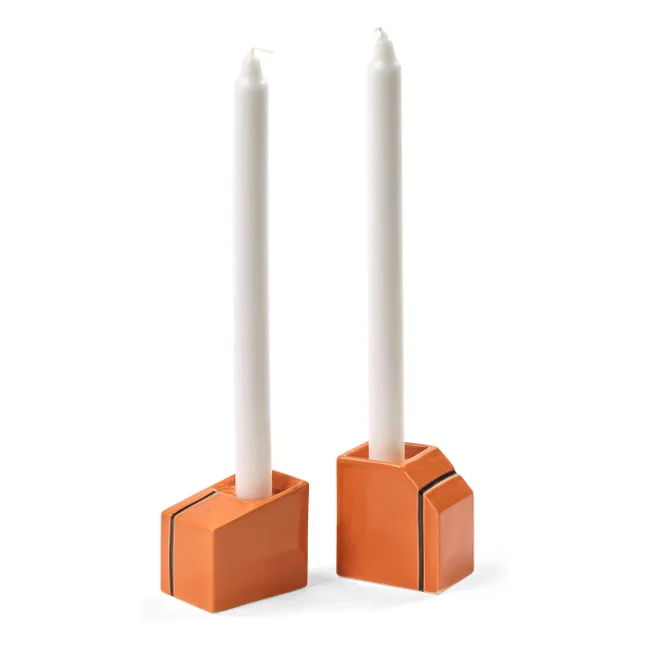 Silos candlestick | Orange