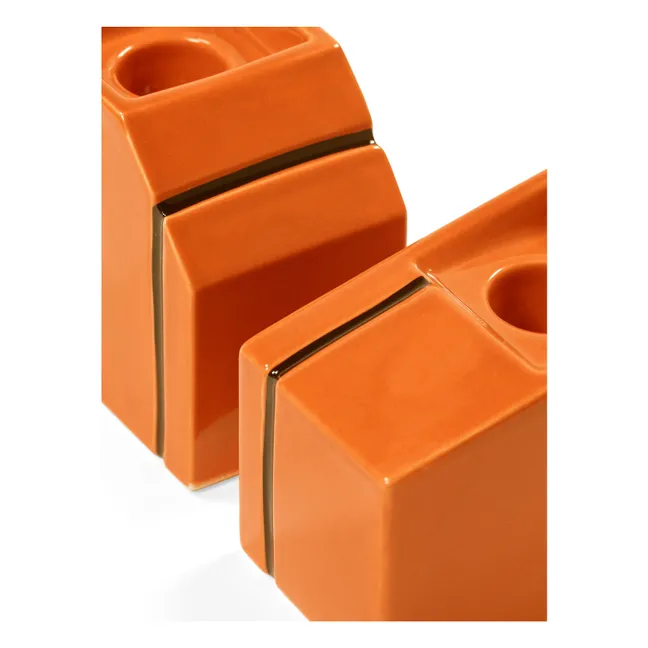 Silos candlestick | Orange