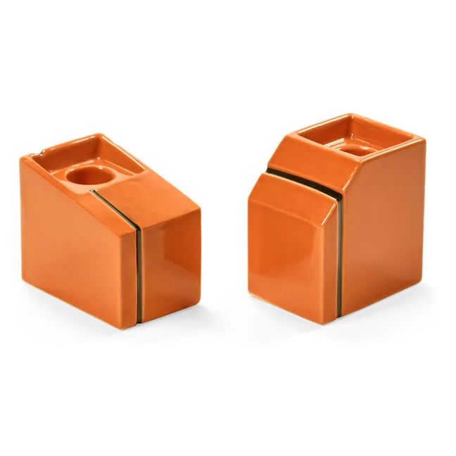 Silos candlestick | Orange