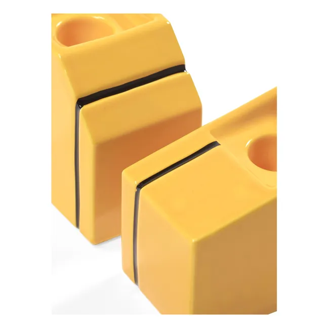 Bougeoir Silos | Jaune