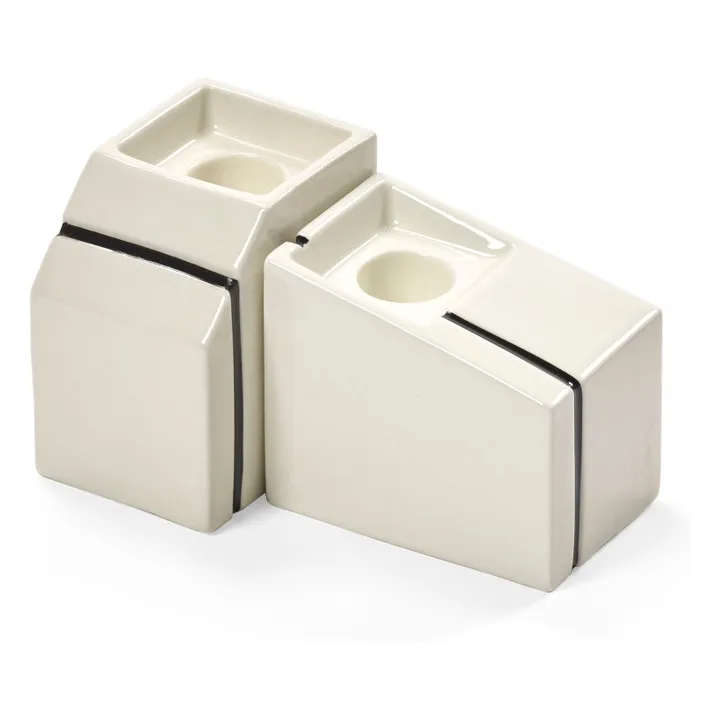 Silos candlestick | White- Product image n°1