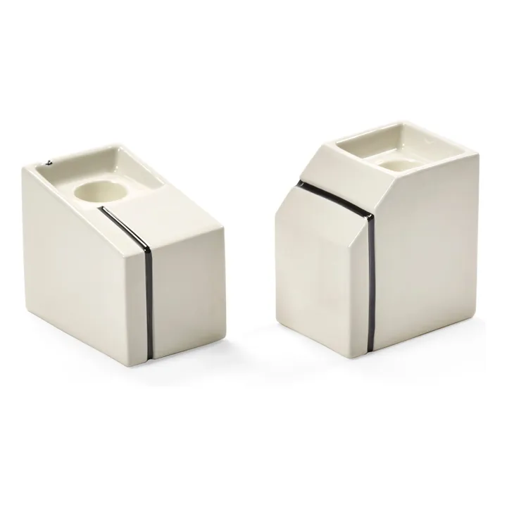 Silos candlestick | White- Product image n°0