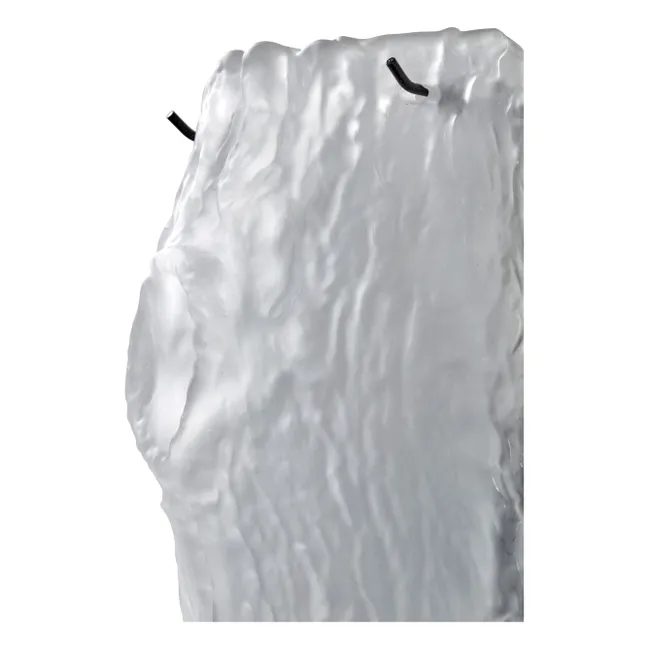 Oak wall lamp | White